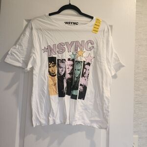 Nsync Graphic T-Shirt - White Size M BNWT